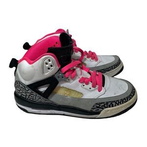 Jordan Pink Patterned Athletic Sneakers